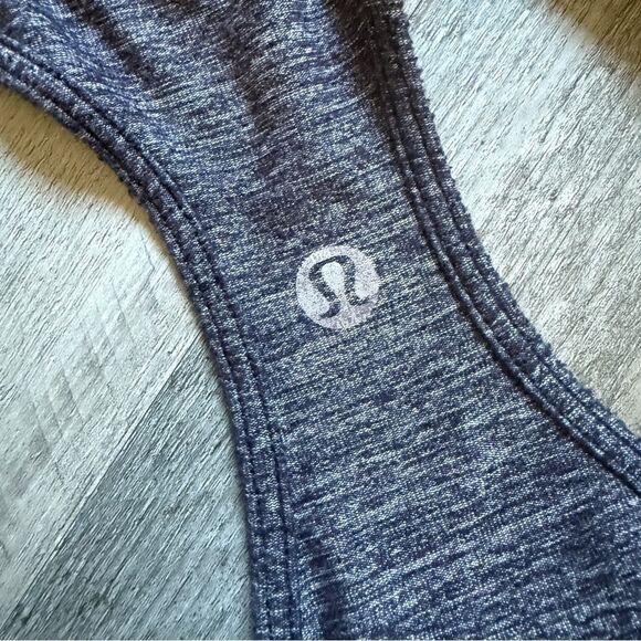 Lululemon Cool Racerback Tank Top CRB Heathered Black 6 - Picture 6 of 10